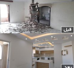 بــازســازی ساختمان در زنجان | دکوراسیون داخلی هور به همراه نمونه کارهای اجرایی